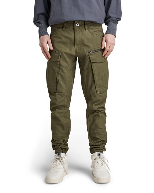 Raw Rovic Zip 3D Straight Tapered Pant Pantalones G-Star RAW de hombre de color Green