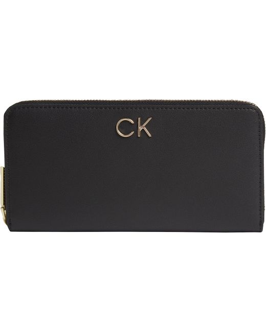 Portefeuille Re-Lock Grand Calvin Klein en coloris Black