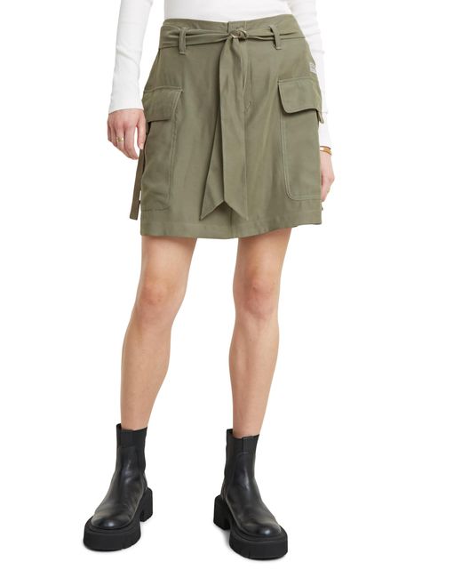 G-Star RAW Green Cargo Belted Wmn Skirt