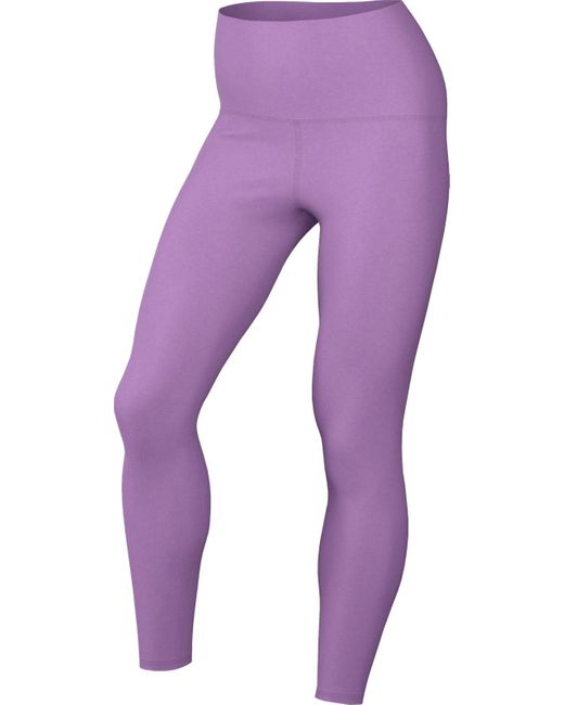 W NY DF HR Yoga 7/8 TGHT Leggings Nike de color Purple