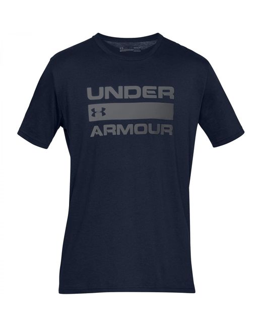 Under Armour Team Issue Wordmark Overhemd Met Korte Mouwen Blauw Xs in het Blue voor heren