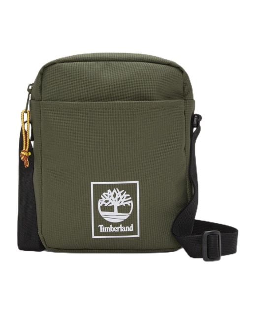 Timberland S S Thayer Branded Small Side Crossbody Bag In Green