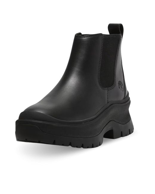 Timberland Black Roxie Lane Mid Fashion Stiefel für