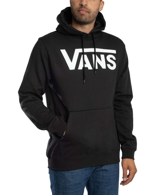Classic Pullover Felpa con Cappuccio di Vans in Black da Uomo