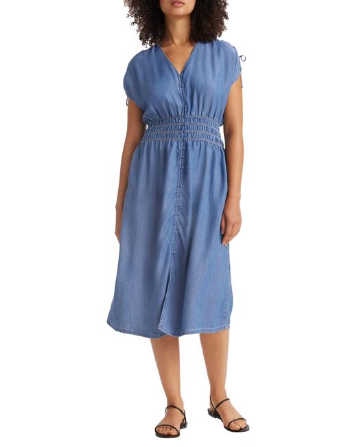 Levi's Betty Midi-jurk Voor in het Blue