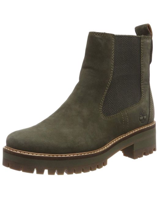 timberland courmayeur valley olive chelsea boots