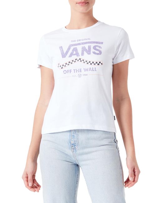 Vans White Lokkit Crew Tee T-Shirt