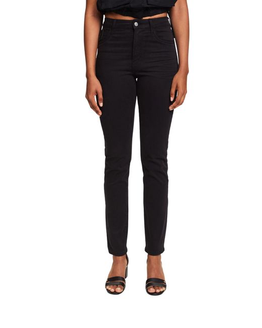 113EE1B304 Pantalones Esprit de color Black