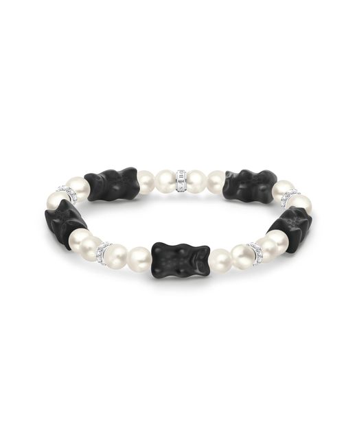 HARIBO Bracciale in oro nero e perla – argento di Thomas Sabo in Metallic