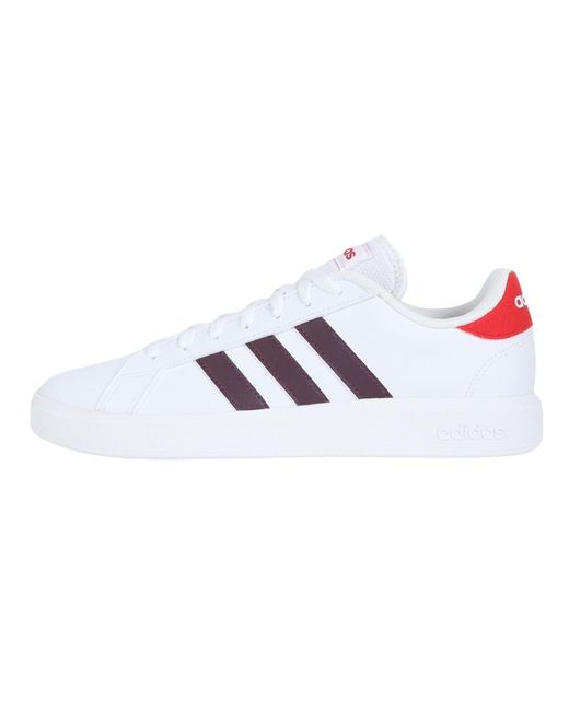 Adidas White Grand Td Lifestyle Court Casual Sneaker for men