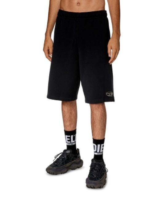 DIESEL Black P-marshy-od Shorts for men