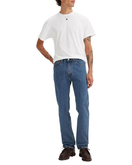 Levi's 505 Regular Fit Jeans,wasmiddel,32w / 30l in het Blue voor heren