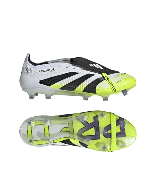 Performance Predator Elite FG Radiant Blaze Bianco Bianco Nero 46 Uomo di Adidas in Green da Uomo