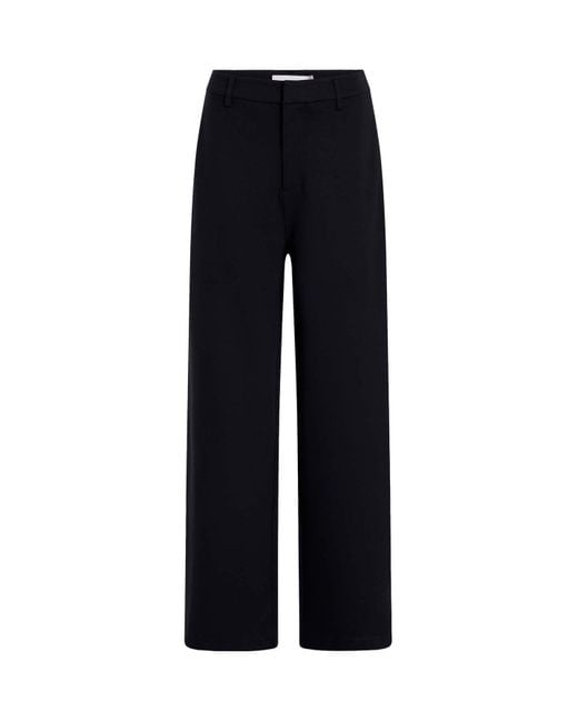Calvin Klein Ck Jeans Milano Broek Met Brede Pen J20j225334 in het Blue