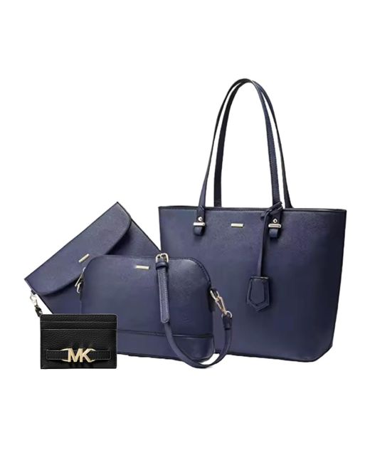 Porta carte in pelle di Michael Kors in Blue