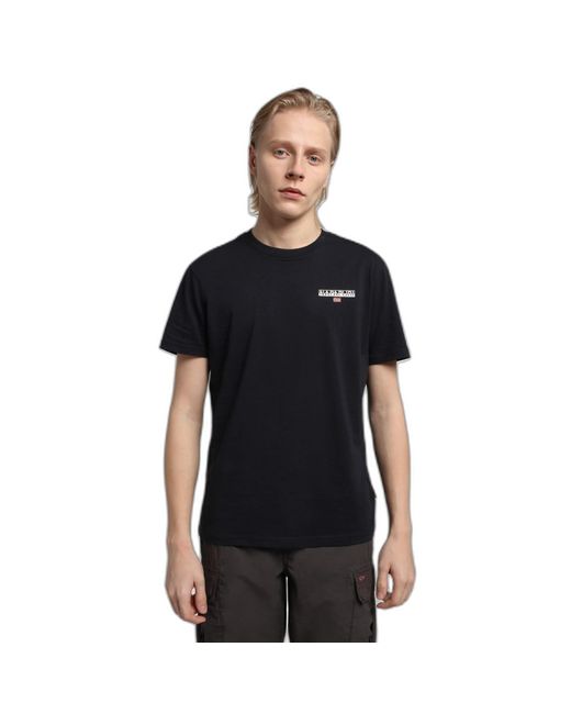 Napapijri Black T-shirt S-ice 2 for men