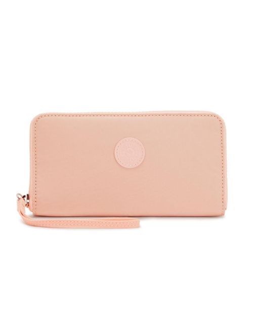 Kipling Pink Long Wallet Closed With Zip