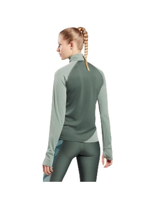 Reebok Green Quarter-zip Sweatshirt