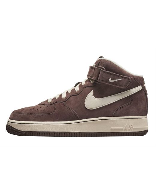 Nike Air Force 1 Mid Qs Schuhe in Brown für Herren