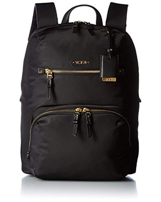 Tumi Black Leather Hartford Backpack