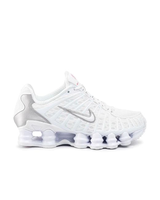 Nike White Shox Tl Sneaker