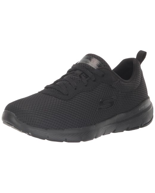 Skechers Black Flex Appeal 4.0 Sneaker