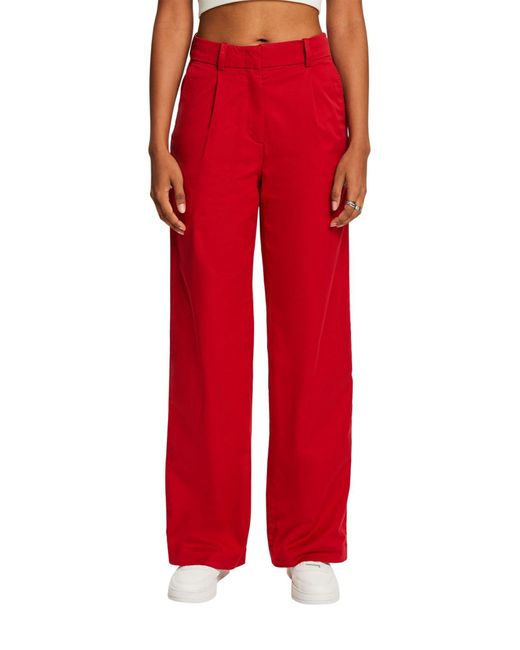 014ee1b309 Pantalons Esprit en coloris Red