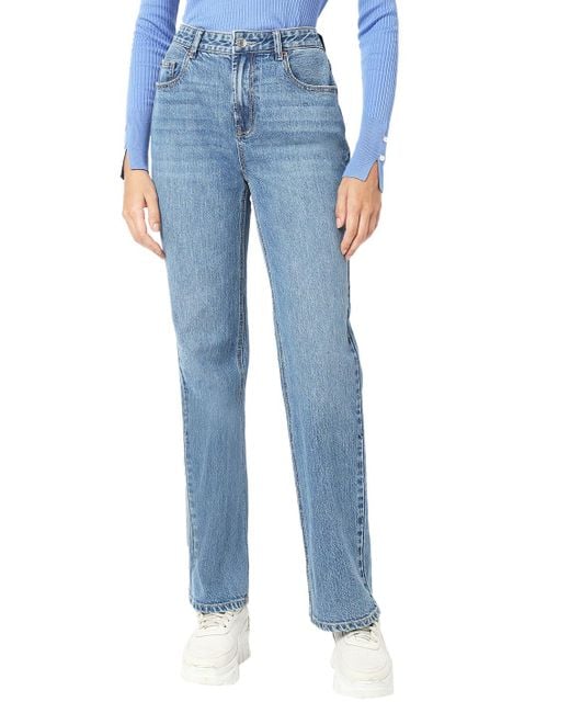 Vero Moda Vmtessa Hr Straight Jeans Li3114 Ga Noos in Blue Lyst UK