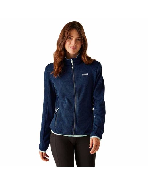 Regatta Blue Newhill II -Fleecejacke mit durchgehendem Reißverschluss
