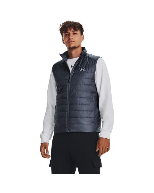 Under Armour Blue S Storm Insulated Vest Grey M for men