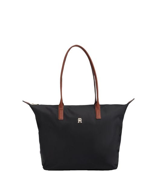 Tommy Hilfiger Black S Popette Tote
