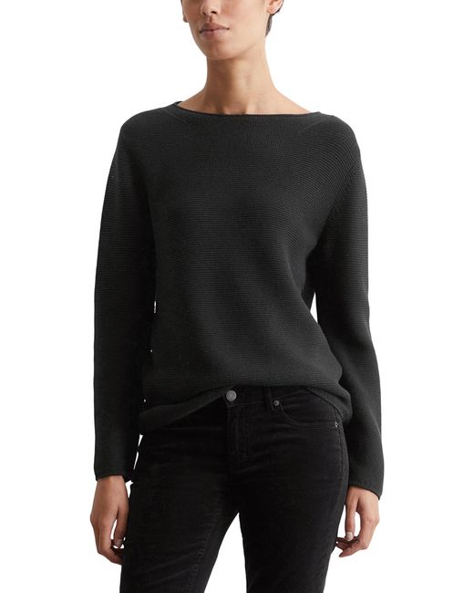 Marc O' Polo Black Marc OߴPolo Strickpullover aus Bio-Baumwolle Langarm