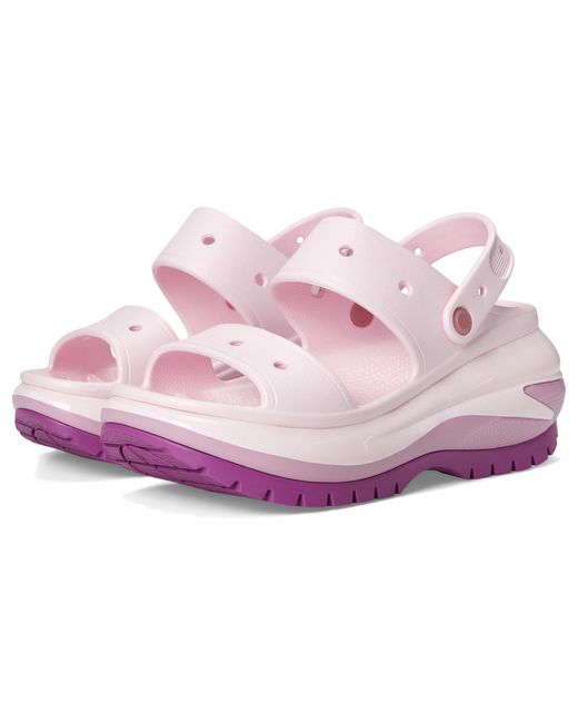 CROCSTM Purple TM Classic Mega Crush Sandal