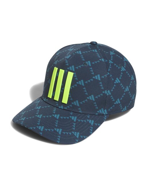 Adidas Blue Tour 3-stripes Printed Golf Cap