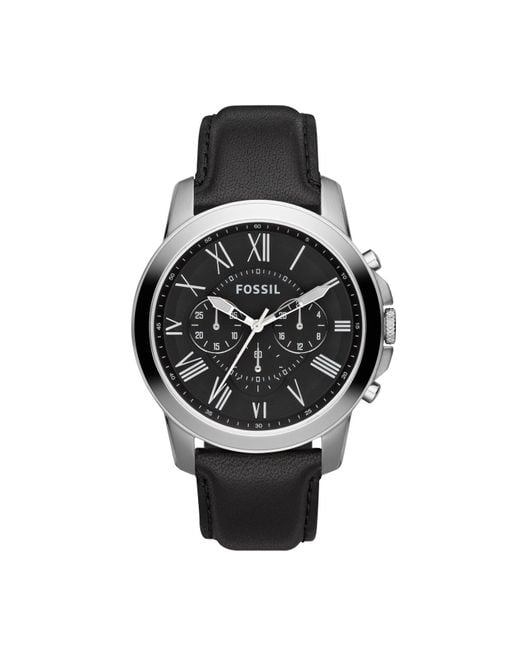 Fossil Black Watch For Grant for men