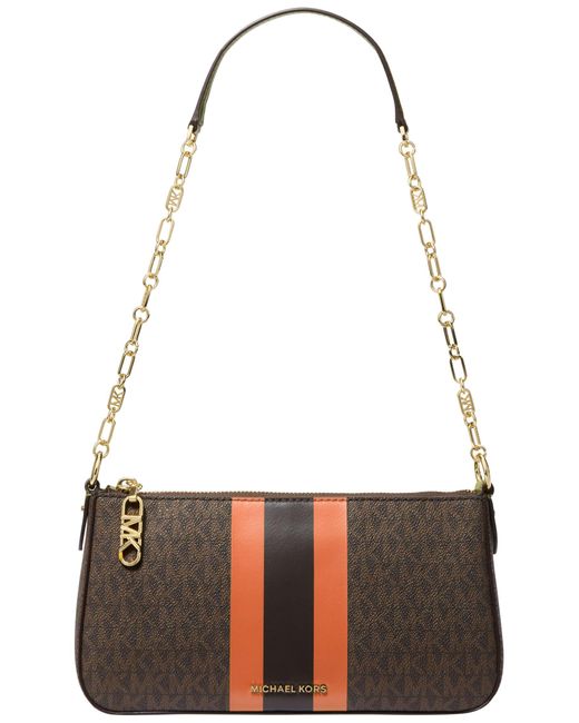 Michael Kors Black Empire Medium Chain Pouchette