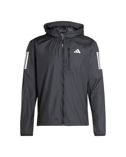 Own The Run Jacket Giacca di Adidas Originals in Gray da Uomo