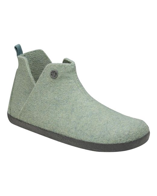 Birkenstock Green Unisex Andermatt Wool Felt Slippers - Matcha (matcha, Uk Footwear Size System, Adult, Women, Numeric, Medium, 3.5)