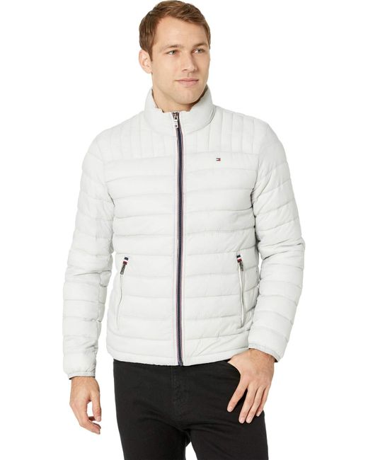 Tommy Hilfiger White Water Resistant Ultra Loft Down Alternative Puffer Jacket for men