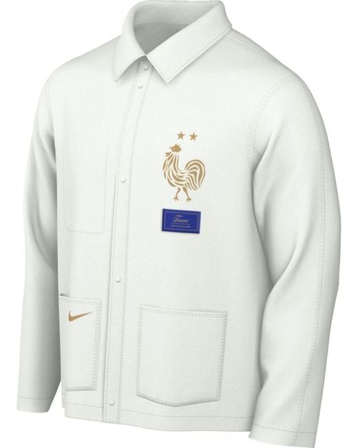 France M NL Chore Coat Jkt Ul Chaqueta Nike de hombre de color White
