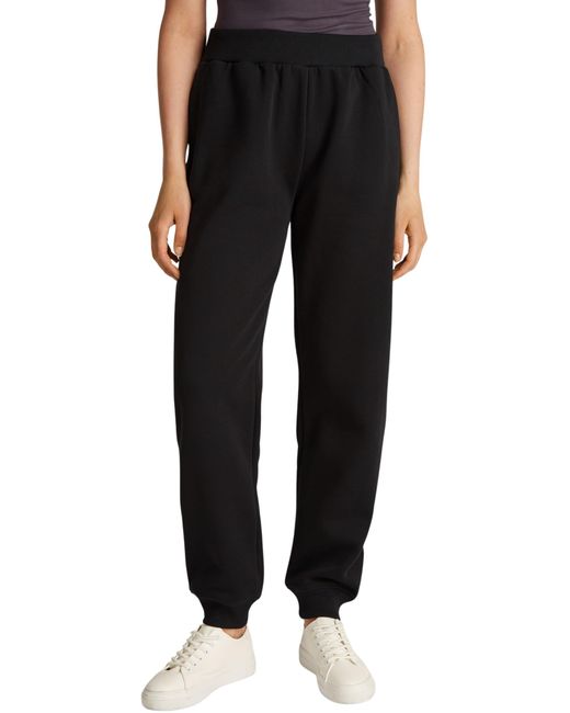 Donna Pantaloni da Jogging Raised Embroidery CK Jog Pant Regular Fit di Calvin Klein in Black