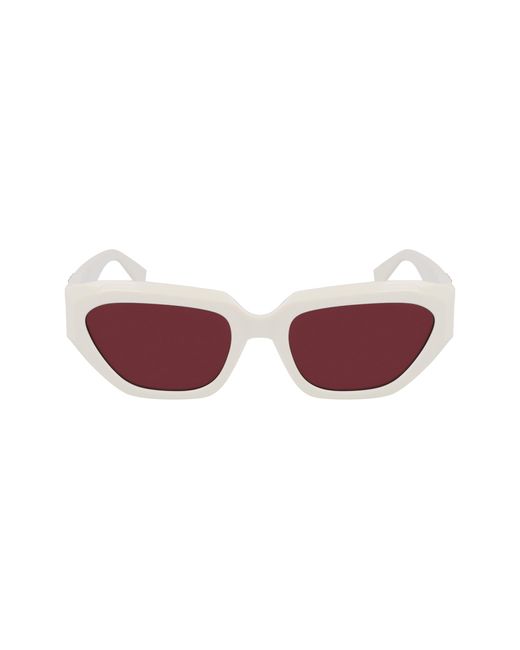 Calvin Klein White Ckj23652s Sunglasses
