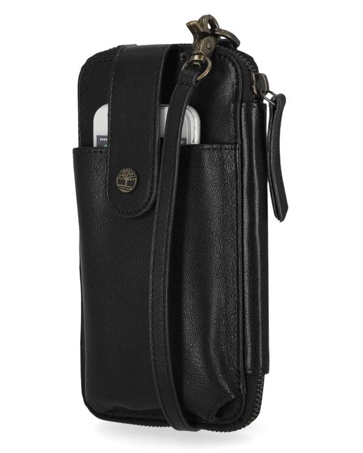 Timberland Womens Wallet Rfid Leather Crossbody Phone Bag in Black Lyst