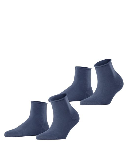 Basic Pure 2-Pack W SSO cotone tinta unita confezione di 2 paia di Esprit in Blue