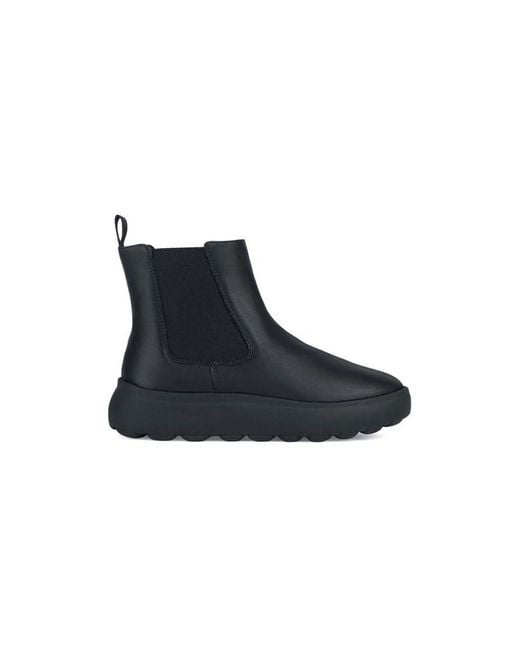 Geox Black Spherica Ankle Boots