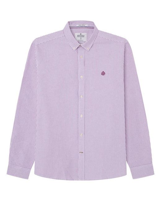 Camisa 946141 Springfield de hombre de color Purple