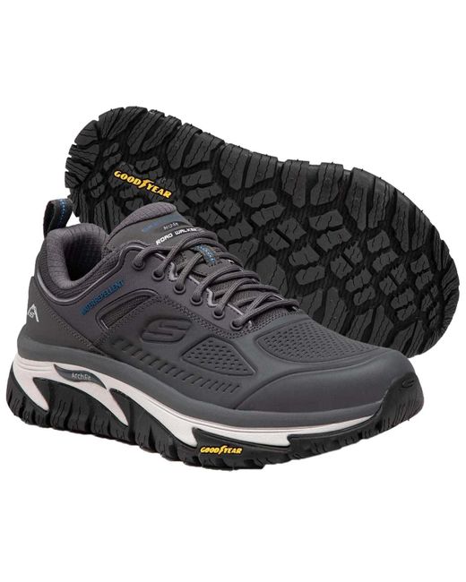 Skechers Black Arch Fit Road Walker Sneakers for men