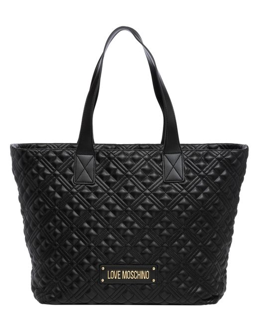 Shopping bag di Love Moschino in Black