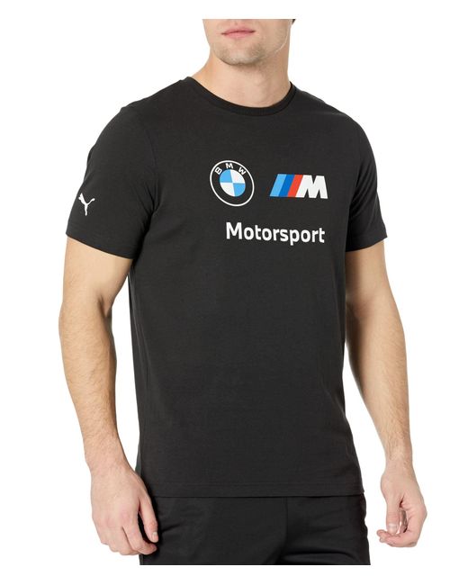 PUMA Black Bmw M Motorsport Essentials Logo Tee for men