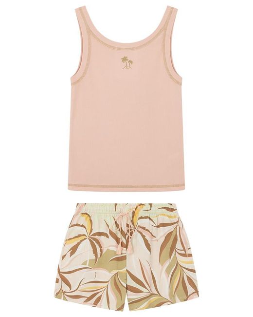 Women'secret Korte Pyjama Voor in het Pink